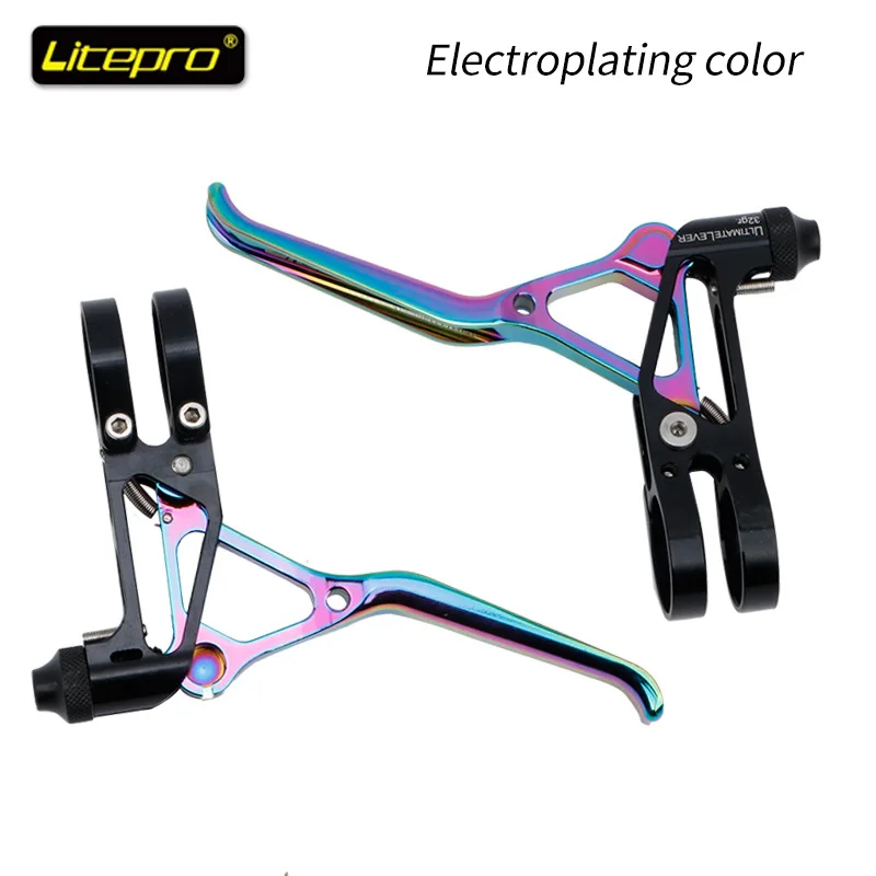 

Litepro brake lever LP ultralight CNC 64g folding bike road bike small wheel V brake lever high quality brake lever mtb parts