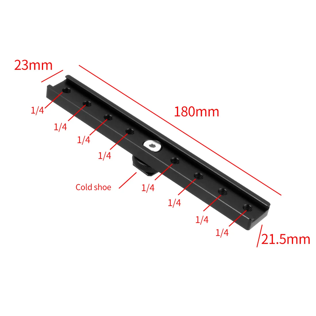Double Cold Hot Shoe Adapter Mount Extension Holder Video Bracket for Canon for