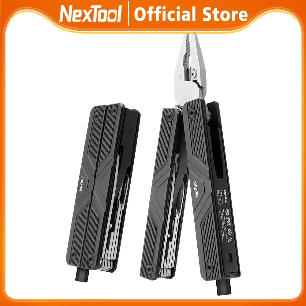NexTool Gemini 충전식 전기 스크루 드라이버, 다기능 나이프, 자동 정밀 도구 키트, 포켓 멀티툴 플라이어, 13 in 1