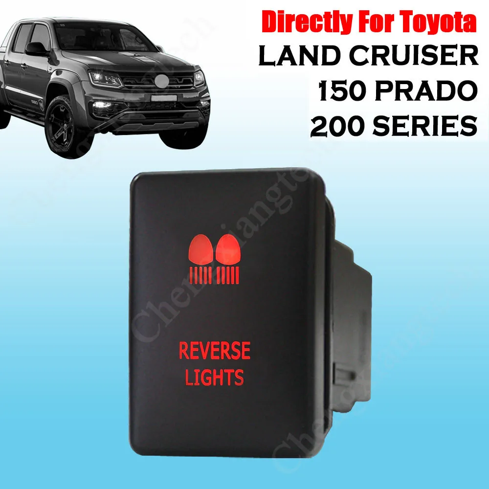 12V 3A Red Led OEM Replacement Push Switch REVERSE LIGHTS for Toyota