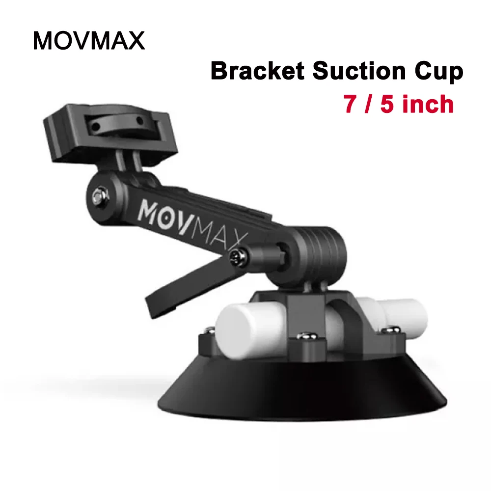 MOVMAX 흡입 컵 브래킷, 고프로 카메라 스마트폰용 자동차 마운트 브래킷, /5 인치, 10kg 페이로드, 210 도 회전 .