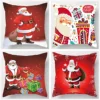 Christmas cushion set 45* 45cm pillowcase ornaments suitable for home Navidad Noel Christmass gifts  ornaments 1