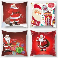 Christmas cushion set 45* 45cm pillowcase ornaments suitable for home Navidad Noel Christmass gifts  ornaments 1