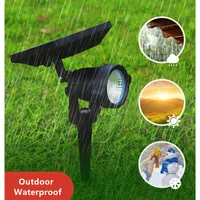 Solar Powered Spotlight Angle Adjustable Solar Led Light Outdoor Wall Light Waterproof Solar Lamp Garden Decoration Solar Light 1