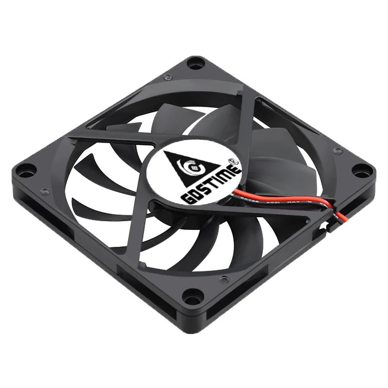 Gdstime-ventilador Axial 80 mm x 80 mm x 10 mm Caixa de Computador Ventilador Cooler Esfera Dupla Usb Pinos Pinos 5v 12v 24v 8cm - Imagem 4