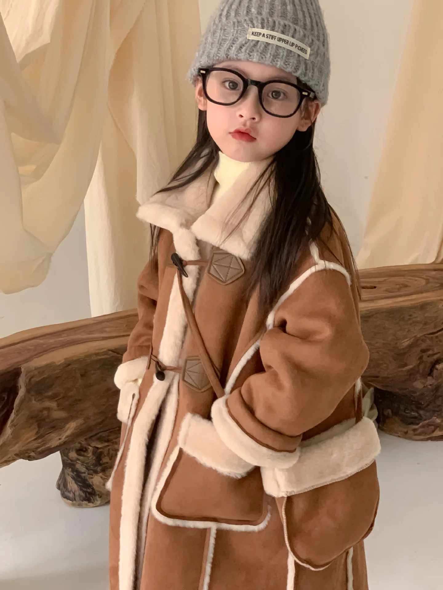 Girls Coat New Winter Thickened Long Coat - Uniqwear