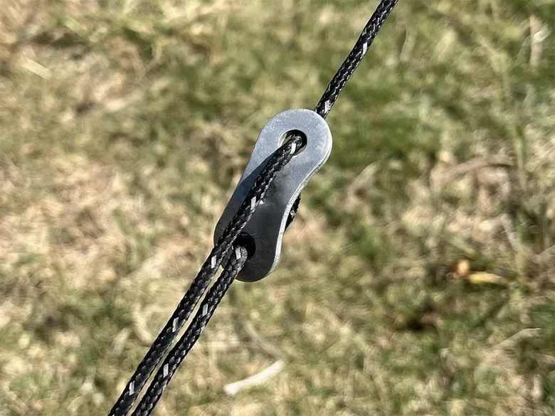 5 x 4,5 m große Plane mit schwarzer Beschichtung, wasserdicht, sechseckig beschichtet, Campingplane, Outdoor-Plane, Sonnenschutz, Unterschlupf, Zelt, Touristenmarkise – Detail 28