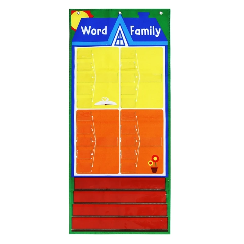 

Classroom Pocket Chart Learning Pocket Chart with Pockets Teaching Resources Pocket Chart Teaching Standard Pocket Chart