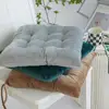 Solid Color Thick Crystal Velvet Cushion Soft Practical Home Office Seat Cushions for Sofa Car Chair Household Decoration Pillow 3