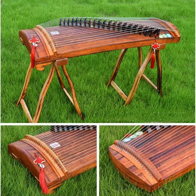 100cm Mini Portable Guzheng Zither Lankao Paulownia for Beginners or Professional Performance Chinese Stringed Instrument