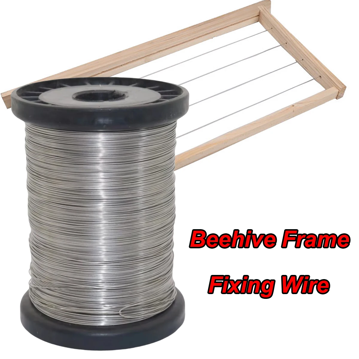 Beehive Frame Fixing Wire Stainless Steel Honeycomb Foundation Wire for Bee Hives Accessories Beekeeping Tools beekeeping tools beekeeping accessories 1 Roll 500g