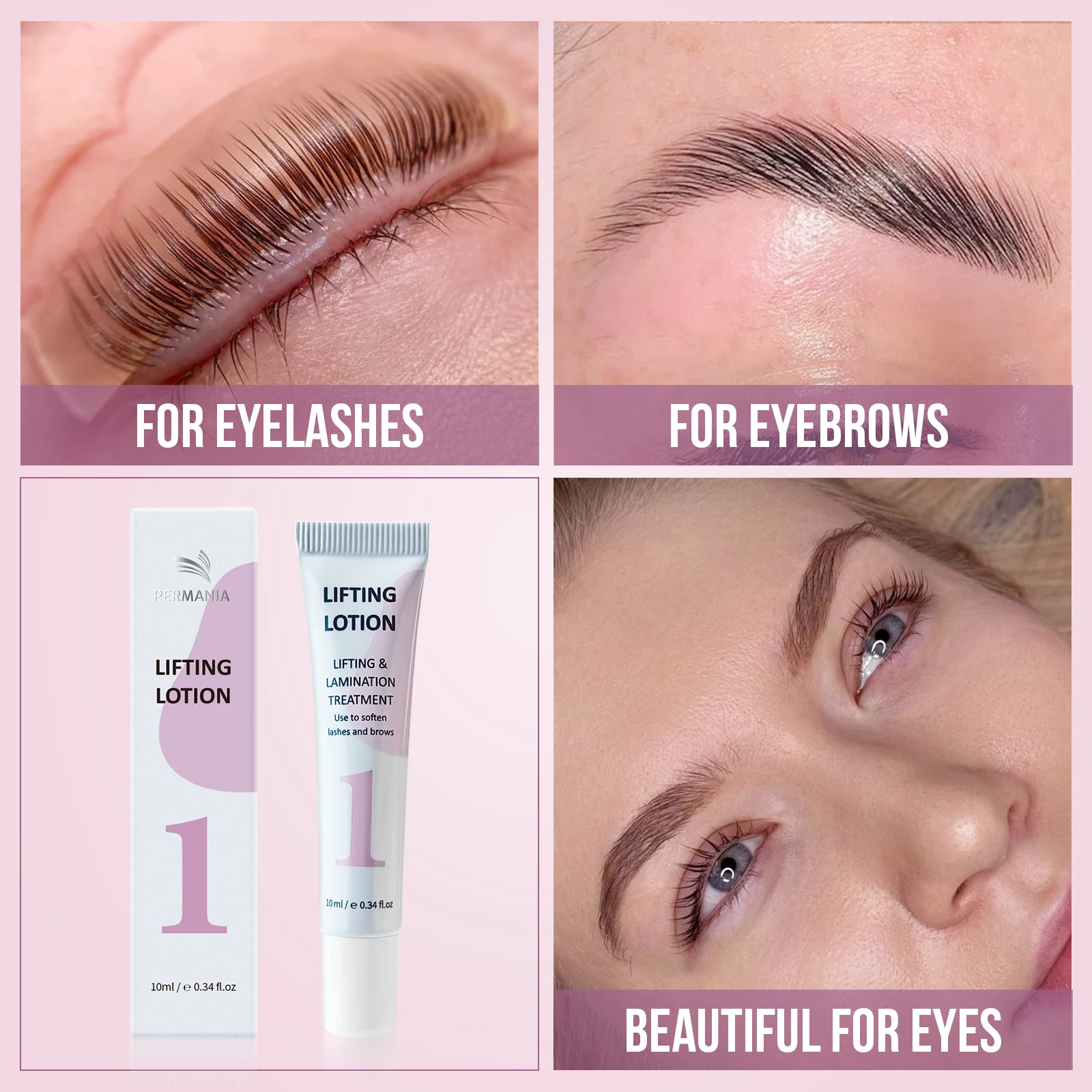 Description Picture 6 of itemPERMANIA Eyebrows Lift Lotion Single Bottle Brow Lamination Perm Cream 1#2#3 Lotion Emulsion Eyelash Lifting Makeup Tool