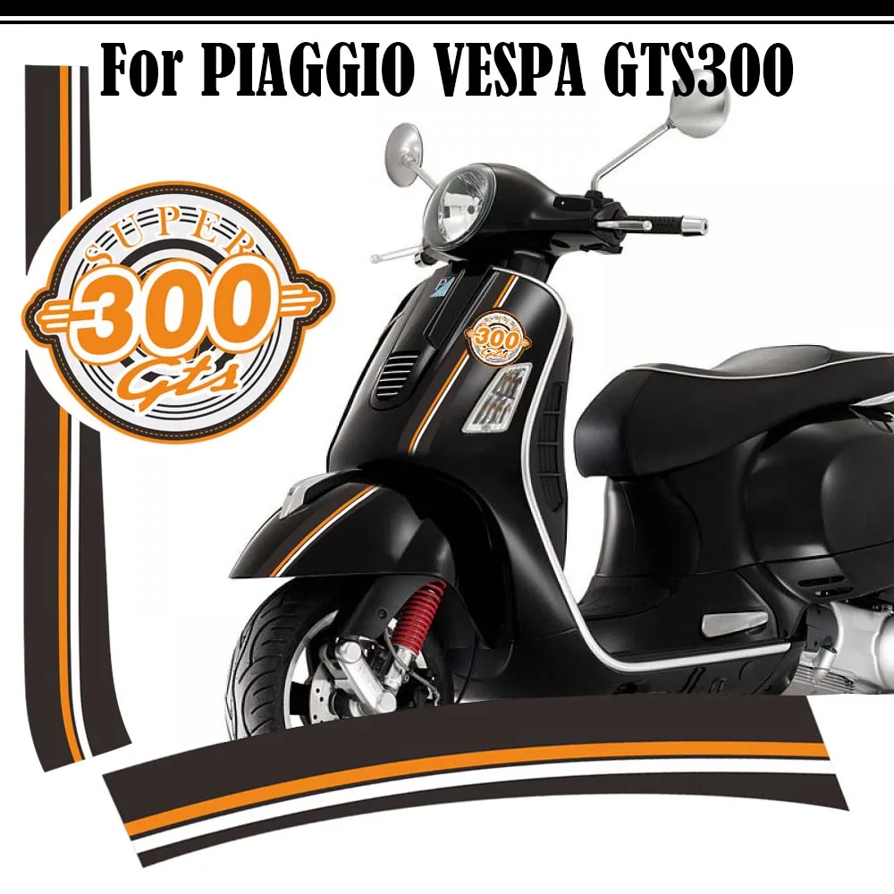 For PIAGGIO VESPA GTS300 Sport Super Moto Sticker GTS 300 Motorcycle Body Shell Decal bombilla led gu10 spotlight 5w super 110v 220v 12v 24v aluminum shell high power chip 12 24 volt bulb spot ceiling downlight