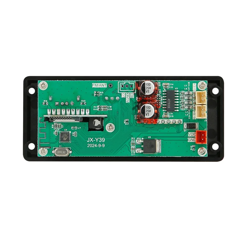 Y10A-50W Amplifier 12V MP3 Decoder Board Bluetooth 5.0 25W Car MP3 Player USB Recording Module FM AUX Radio For Speaker