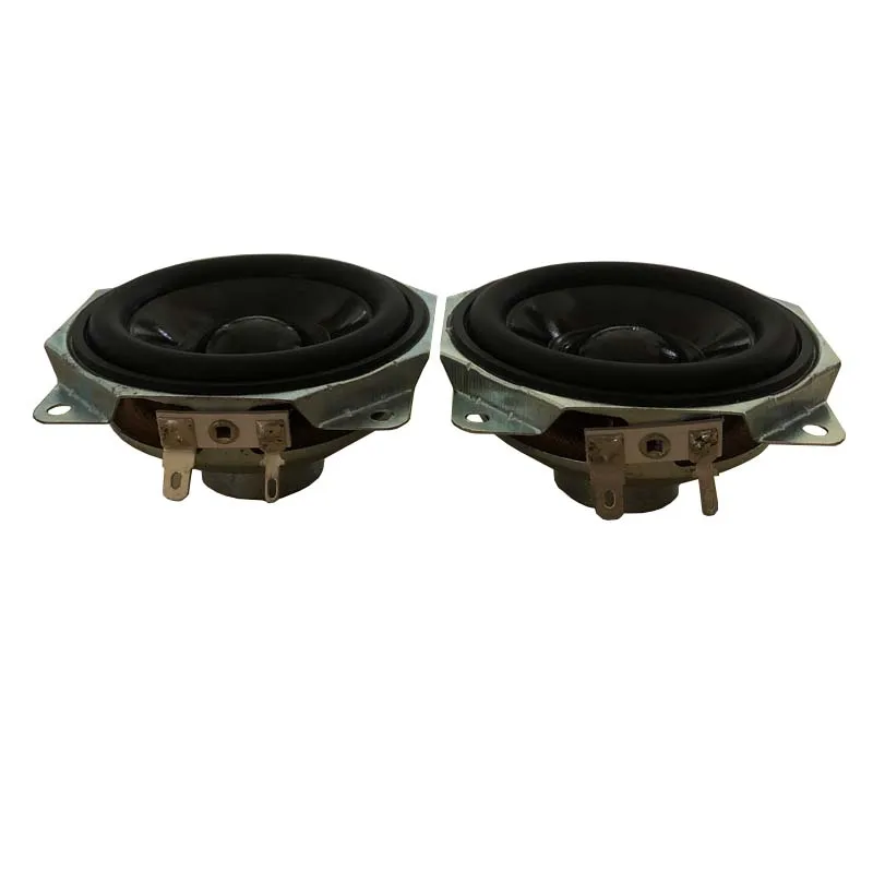 2-Pack 3" 80mm Full-Range Speakers - 4 Ohm 10W Neodymium - Waterproof For DIY Audio Projects