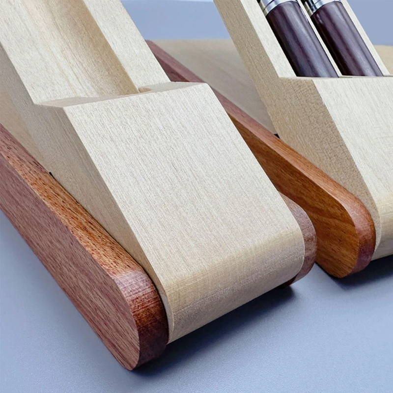 Wood Pen Display Case Storage Organizer