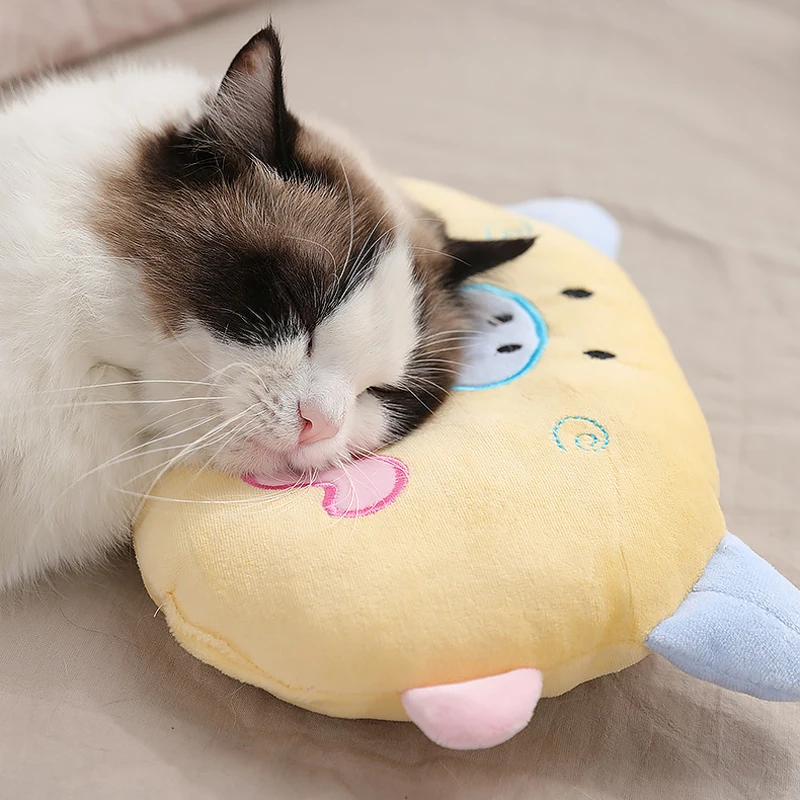 Cute Pet Pillow Bed For Lovely Shape Plush Large Dog Pillow Mat High Elastic Cat Sleeping Pillows pet bed pet bed mat pet dog cushion