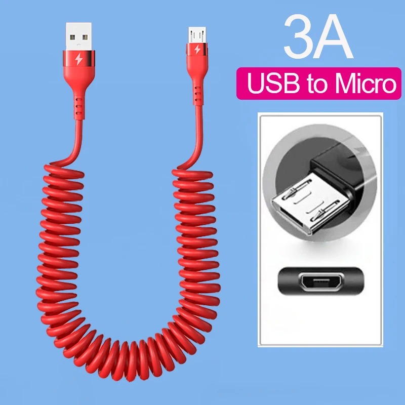 Red 3A Micro-USB