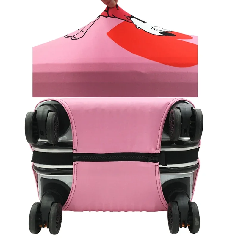 Trolley Suitcase Protective Luggage Cover 3D Cartoon Elastic 19-32 Inch for Travel Accessories luggage cover
