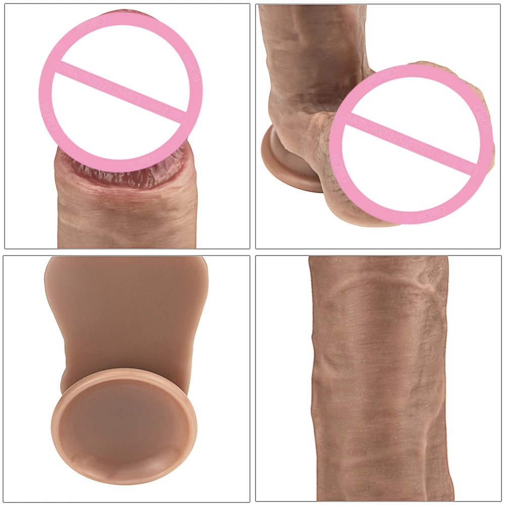 Soft Big Dildo Strapon Silicone Women Sex Toys Adults