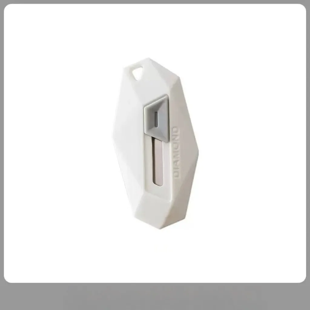 다이아몬드 디자인 언박스 나이프 안전 라운드 헤드 커터 자석식 카톤 박스 커터 포장 개봉용 레터 커터 유틸리티 나이프