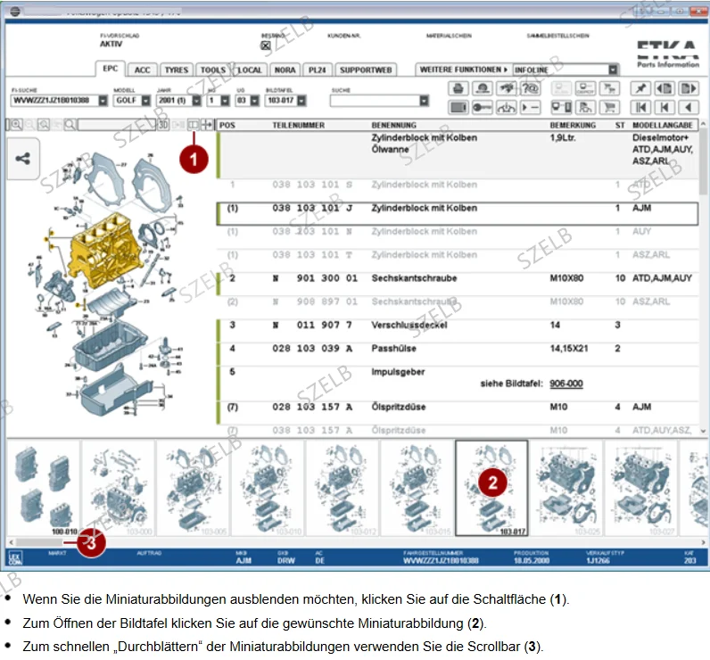 2026 Bestseller Etka 8.6 ELSAWIN 6.0 für Audi für VW Auto-Reparatursoftware Gruppenfahrzeuge Elektronischer Teilekatalog Kostenlose Installation – Detail 6