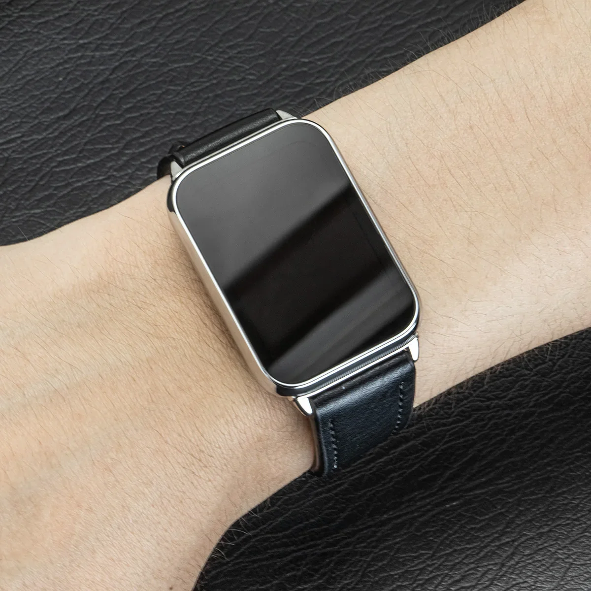 Premium Leather Strap with Metal Interface