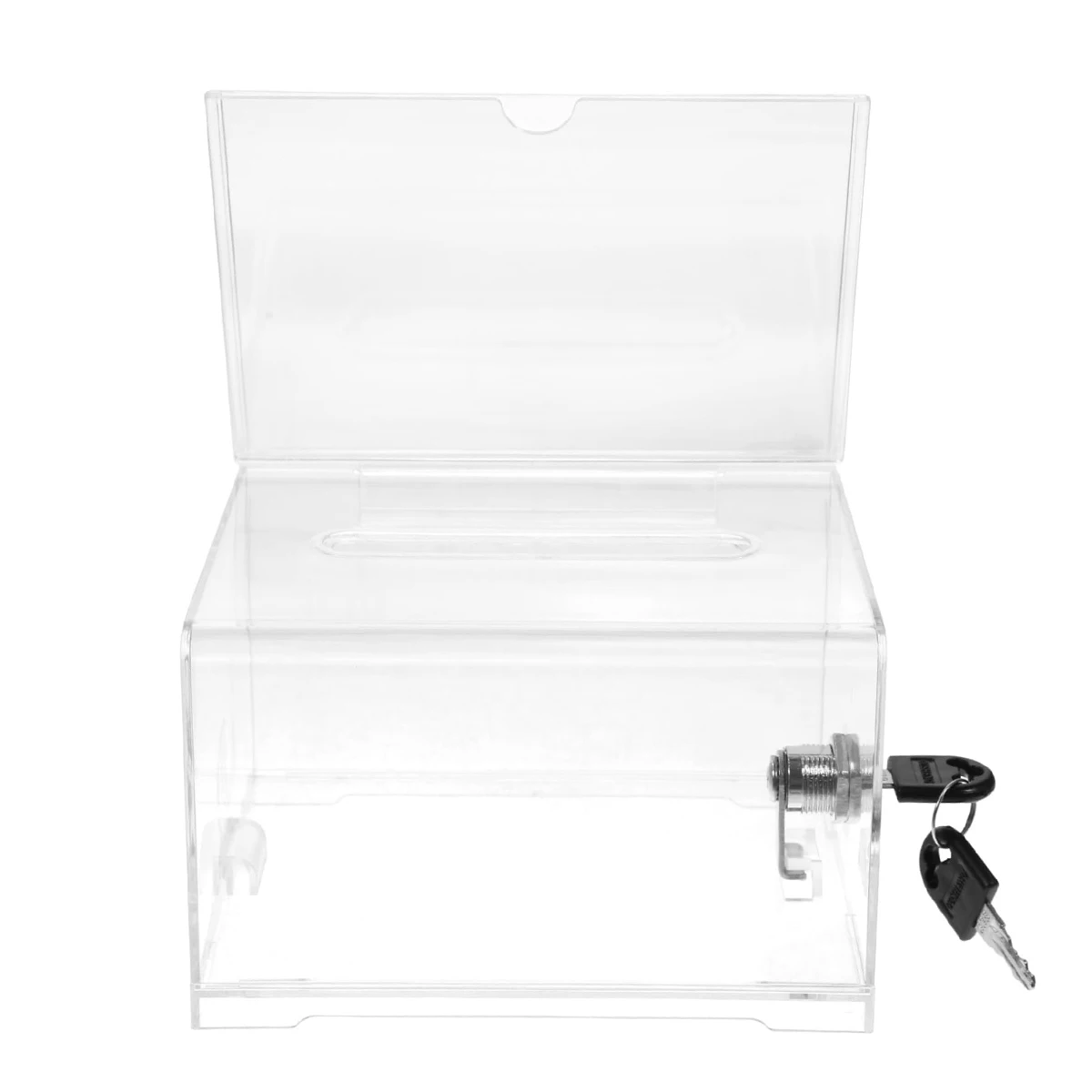 Box ballot box acrylic box for business cards money box for fundraising
