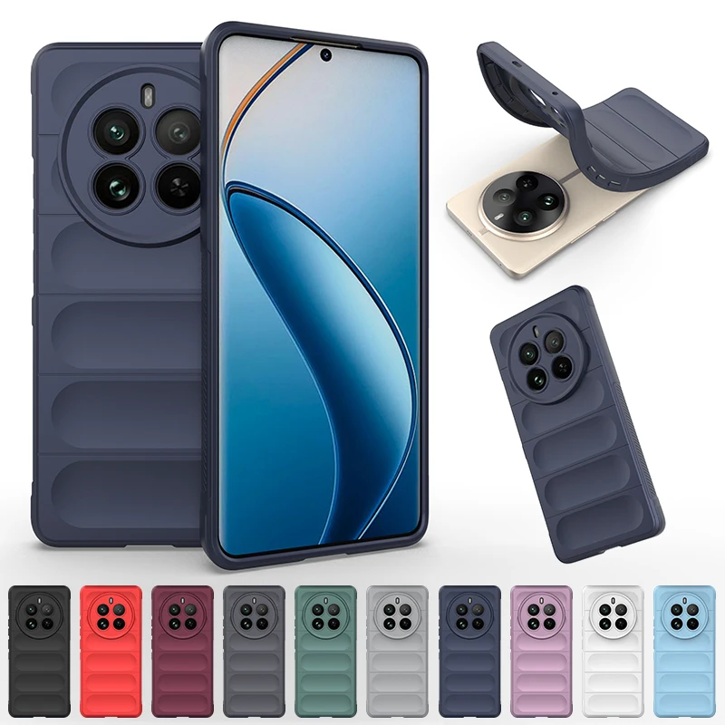 

Чехол для Realme 12 Pro Plus, Чехол для телефона из жидкого силикона, противоскользящий бампер, Чехол для Realme 12 Pro Plus, Чехол