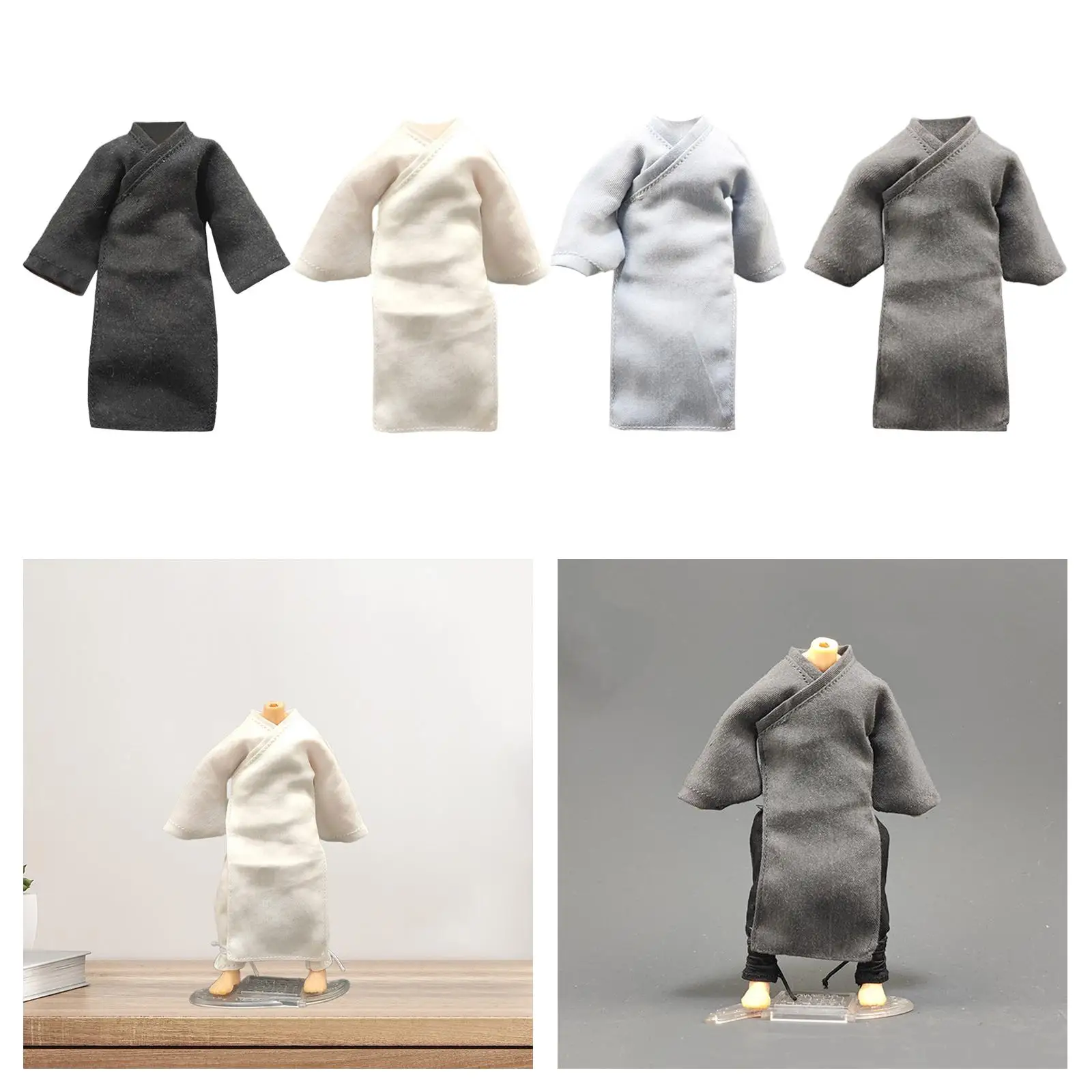 1:18 Male Doll Robe Kids Gift for Boys Girls Doll Decor Accessories Fashion Decor Accessory Action Figure Clothes Doll Outfit