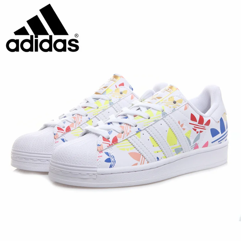Original Adidas Clover Superstar Scarpe Sportive E Casual Da Uomo E Da Donna Shell Head Board Shoes Sneakers