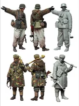 

1/35 scale die-cast resin figure WWII character model assembly kit (2 people) unpainted free shipping