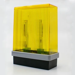 Enhanced LED Strobe Warning Light - Waterproof Security Alarm Signal Lamp (Yellow)