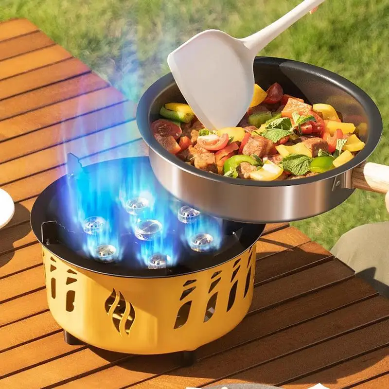 

20000W Seven-star fierce fire stove outdoor windproof stove camping picnic stove Cooking Accessory for Hiking Camping Fishing