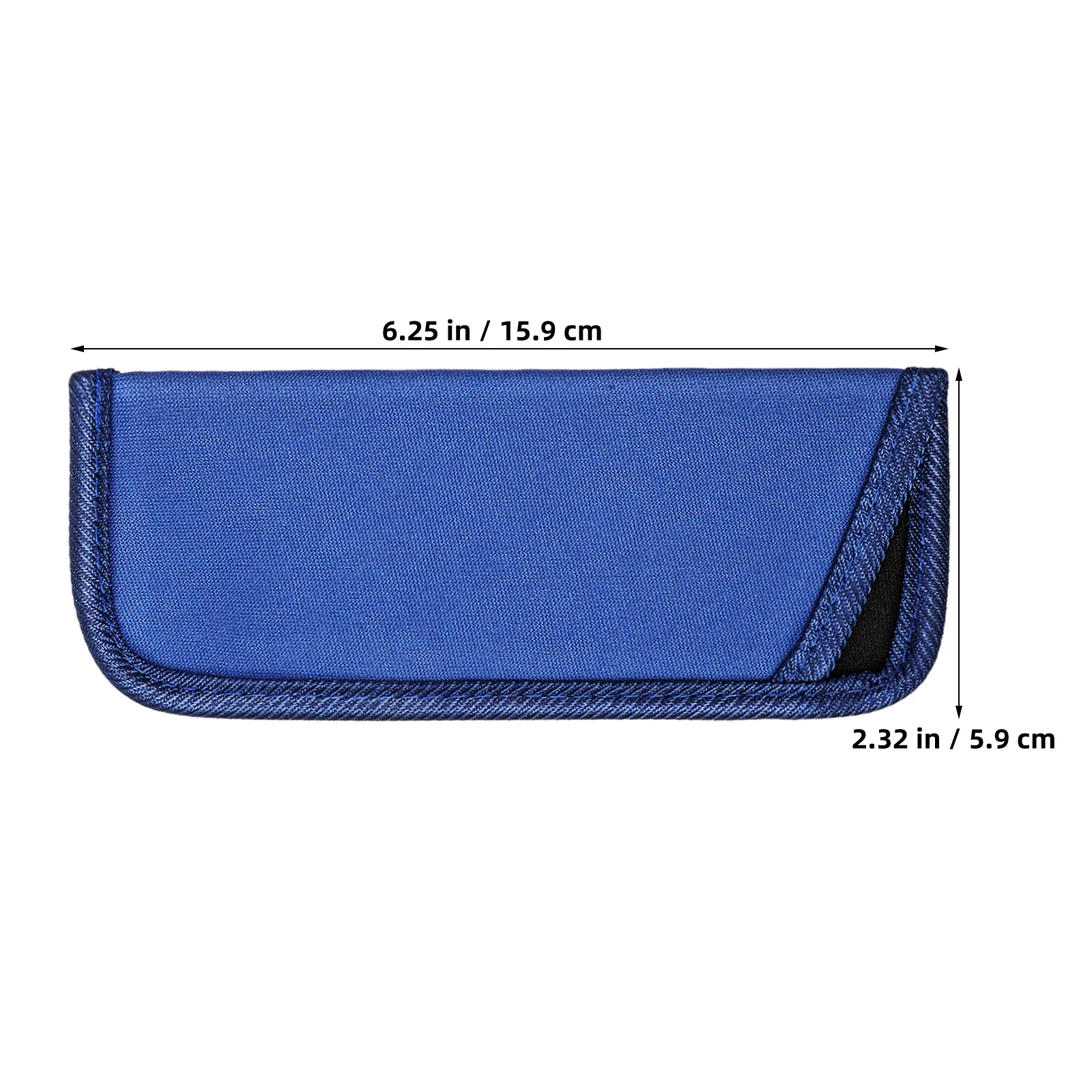 3pcs slim eyeglass pouch Soft glasses bag Protective holder Portable eyewear sleeve