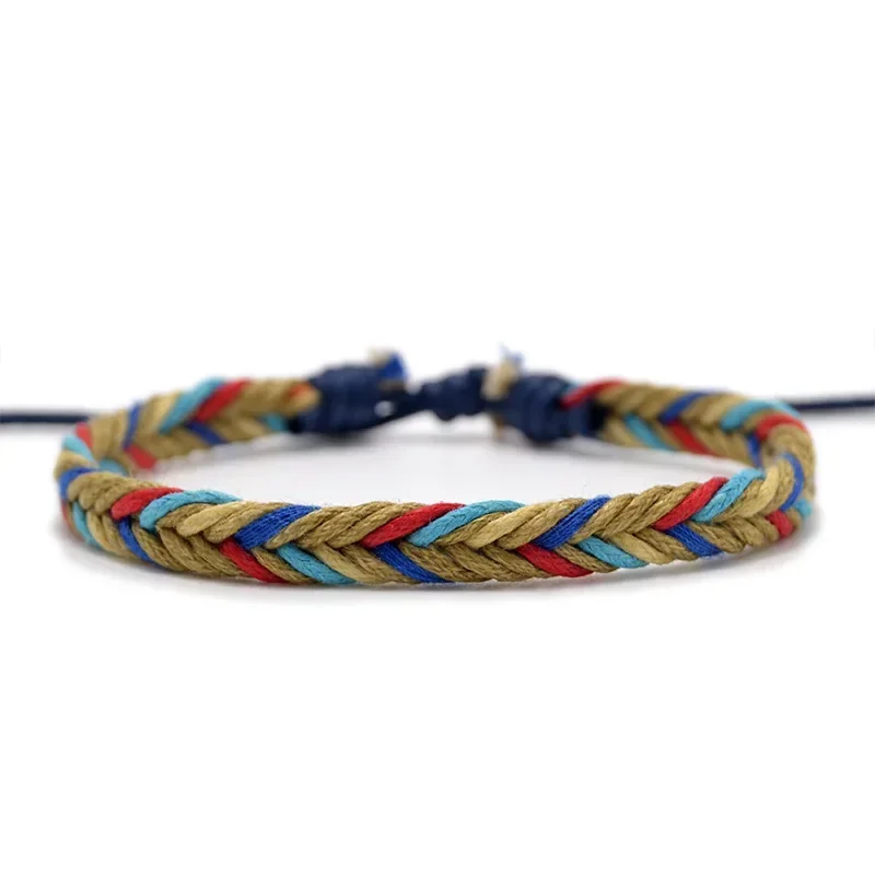 Various colors Lucky Charm Tibetan Bracelets & Bangles For Women Men Handmade Knots Green Rope Amulet Gift Bracelet