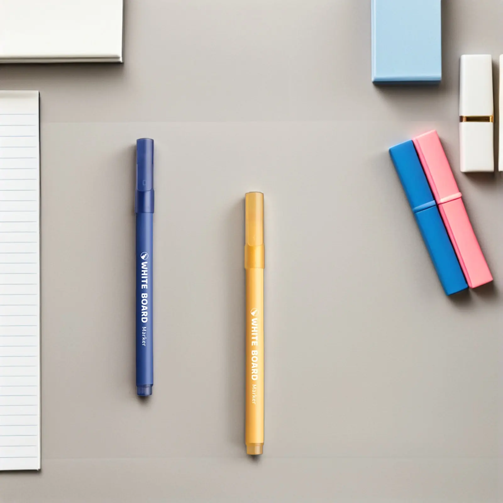 12개입 화이트보드 마커 드라이 이레이저 펜 다양한 색상 논스테이닝 미세팁 다채로운 액체 분필 마커 교실용