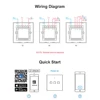 SONOFF TX T1 EU UK US 1/2/3Gang WiFi Smart Wall Touch Switch  Smart home Smart Home Control Via Ewelink APP/RF433/Voice/Touch 3