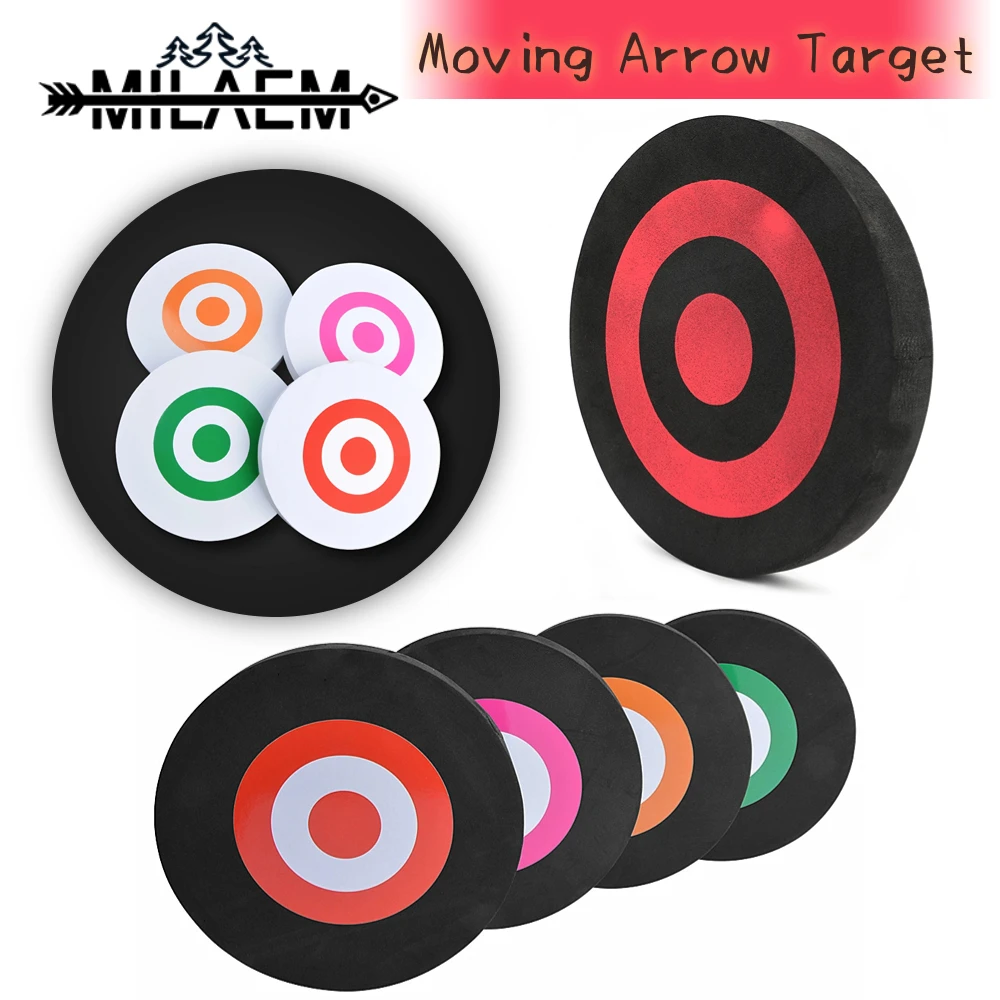 Professional Eva Round Mobile Target Archery Foam Target Bow and Arrow Sports Shooting Hunting Practice Multipurpose Accessories silent high density foam sports ball indoor mute basketball soft elastic ball children sports toy games