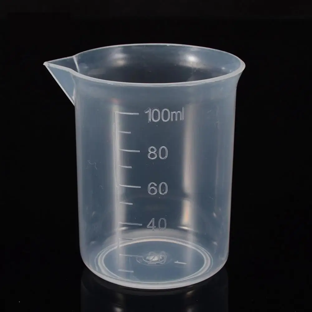 Easy to Clean Plastic Precise Scale Graduated Measuring Cup for Painting