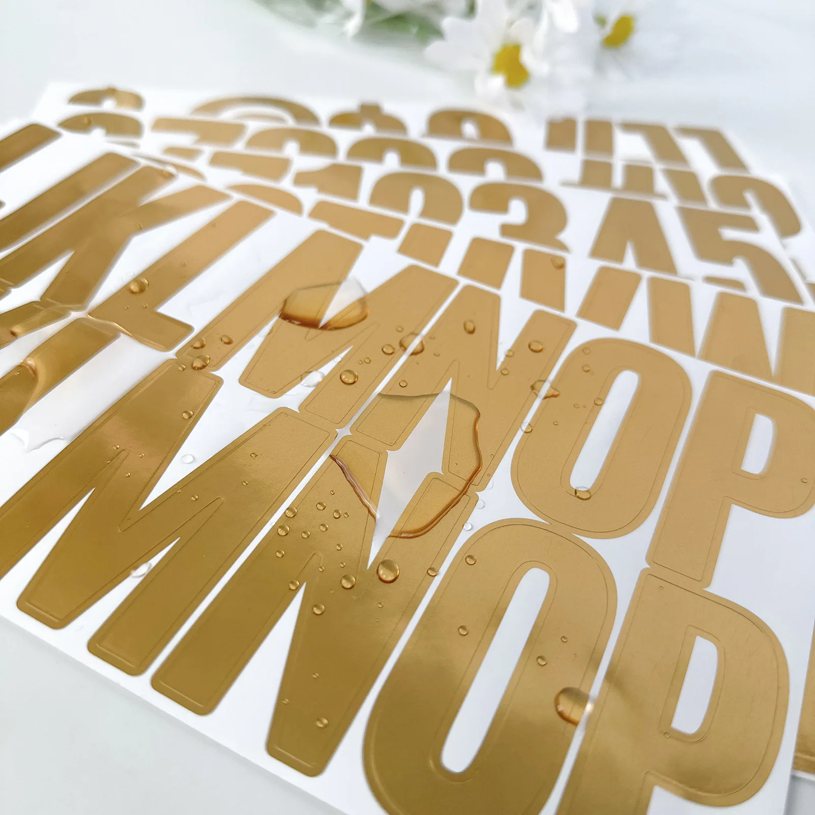 Letter Stickers 6 Sheets Big 2.5 Inch Letter Stickers 100 Pcs Alphabet Letter Stickers Mailbox Bulletin Board Decor
