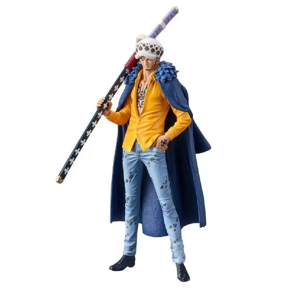 

One Piece Anime Figure Roronoa Zoro Luffy Law PVC Collection Model Dolls Toy For kids Gift 18cm