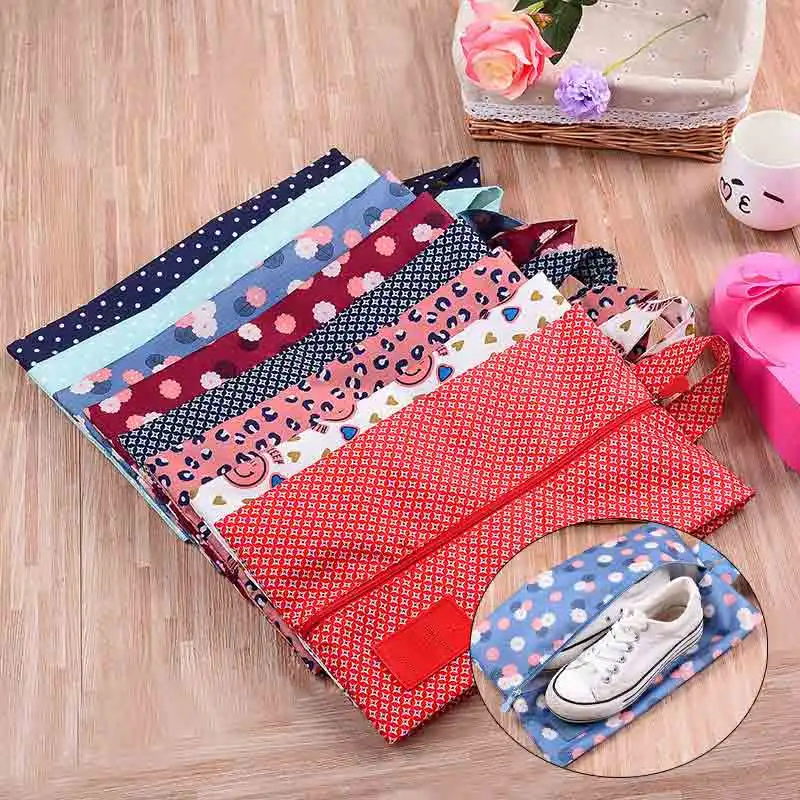 

Portable Storage Bags Travel Clothes Shoe Organizer With Zipper Foldable Suitcase Waterproof Finishing Bag Household Storage