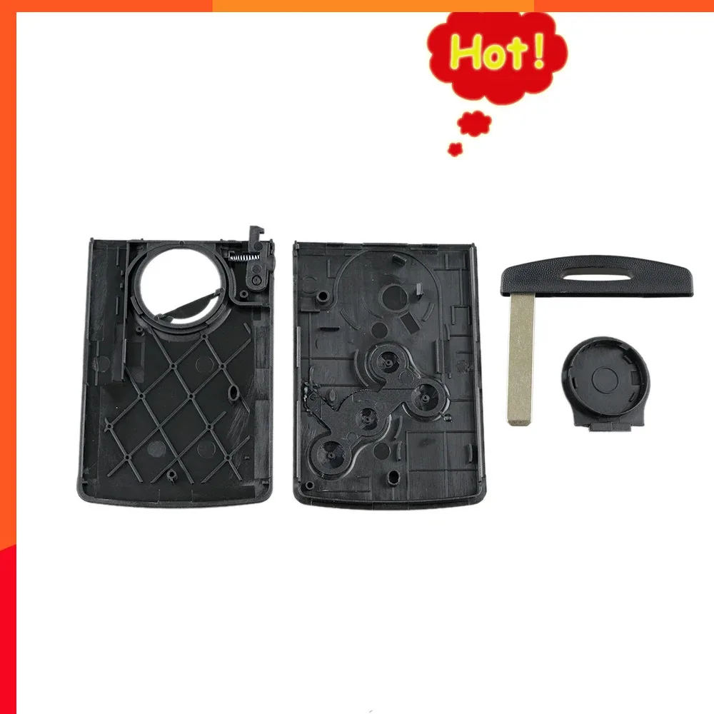 

4 Buttons Smart Remote Key Blank With Key With Blade FOB Key Case For Renault Koleos Clio Original Keys Shell