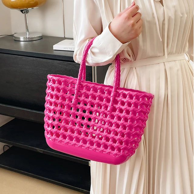 Shell Shape Straw Basket Summer Tote Beach Fashion Designer Handbag  Shoulder Bag | eBay