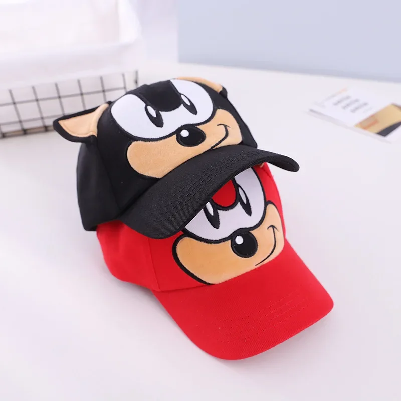 

Children's Hat Spring and Autumn New Anime Cartoon Hedgehog Peaked Cap Sonic Boy Sonic Baseball Cap Cool Fashion