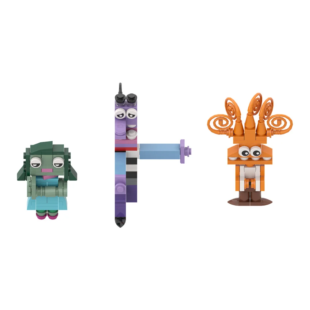 thumbnail image 1 of Bloques de construcción de la película de animación de fantasía de Disney Brain Agents 2024, bloques de construcción de partículas pequeñas, rompecabezas, bloques de construcción de juguete, 1 of 5