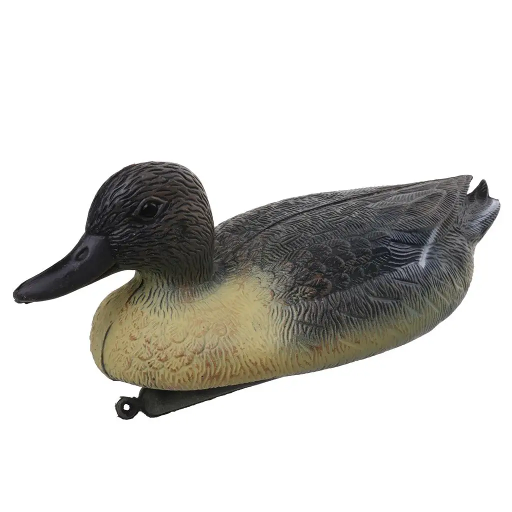 PE HUNTING DUCK DECOY MALLARD DUCK DRAKE FLOATING KEEL DEADLY