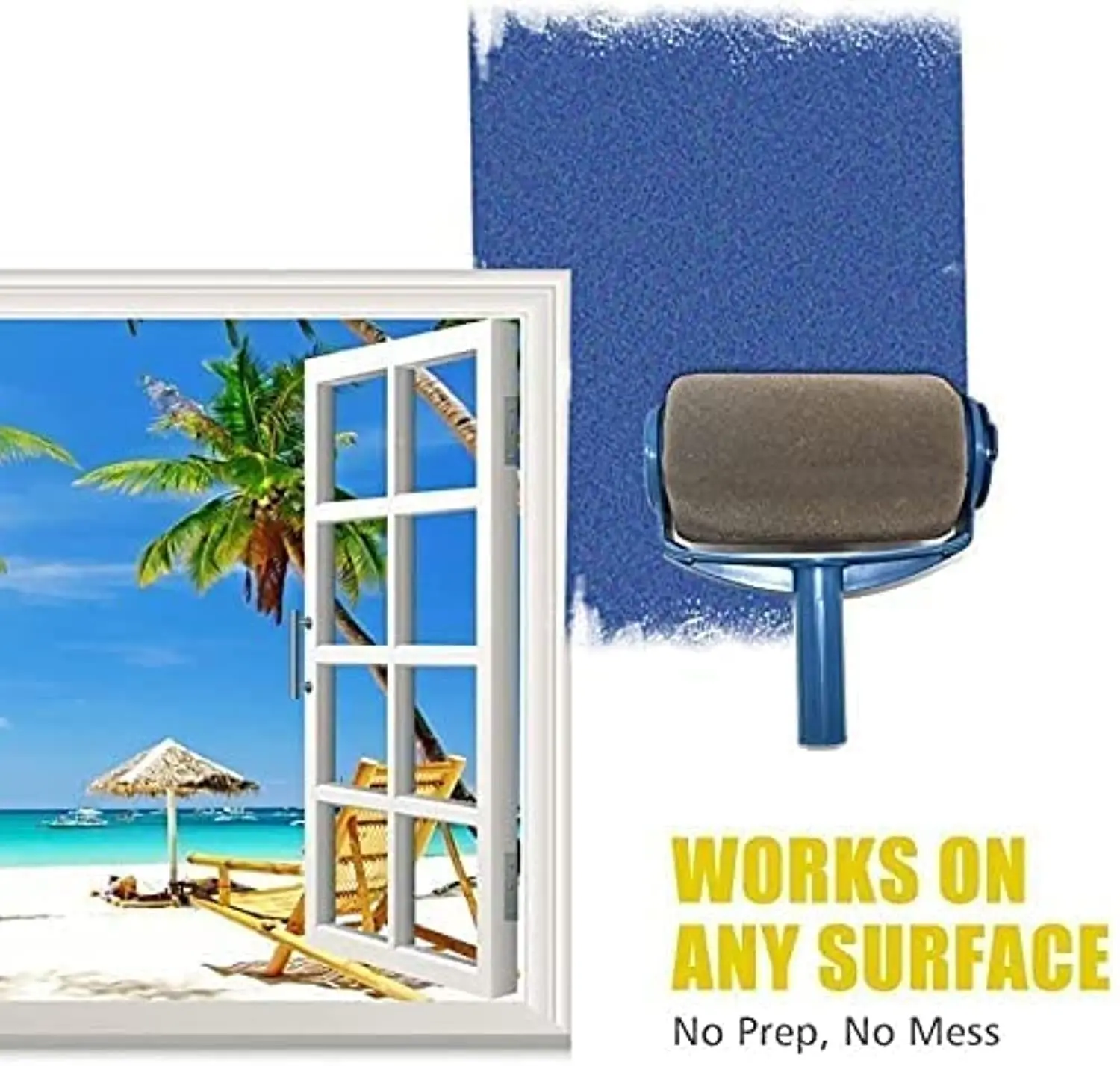 Description Picture 6 of item5-piece Set Multifunctional Paint Roller Angle Brush Handle Tool Wall Paint Roller DIY Household Easy-to-operate Paint Brush