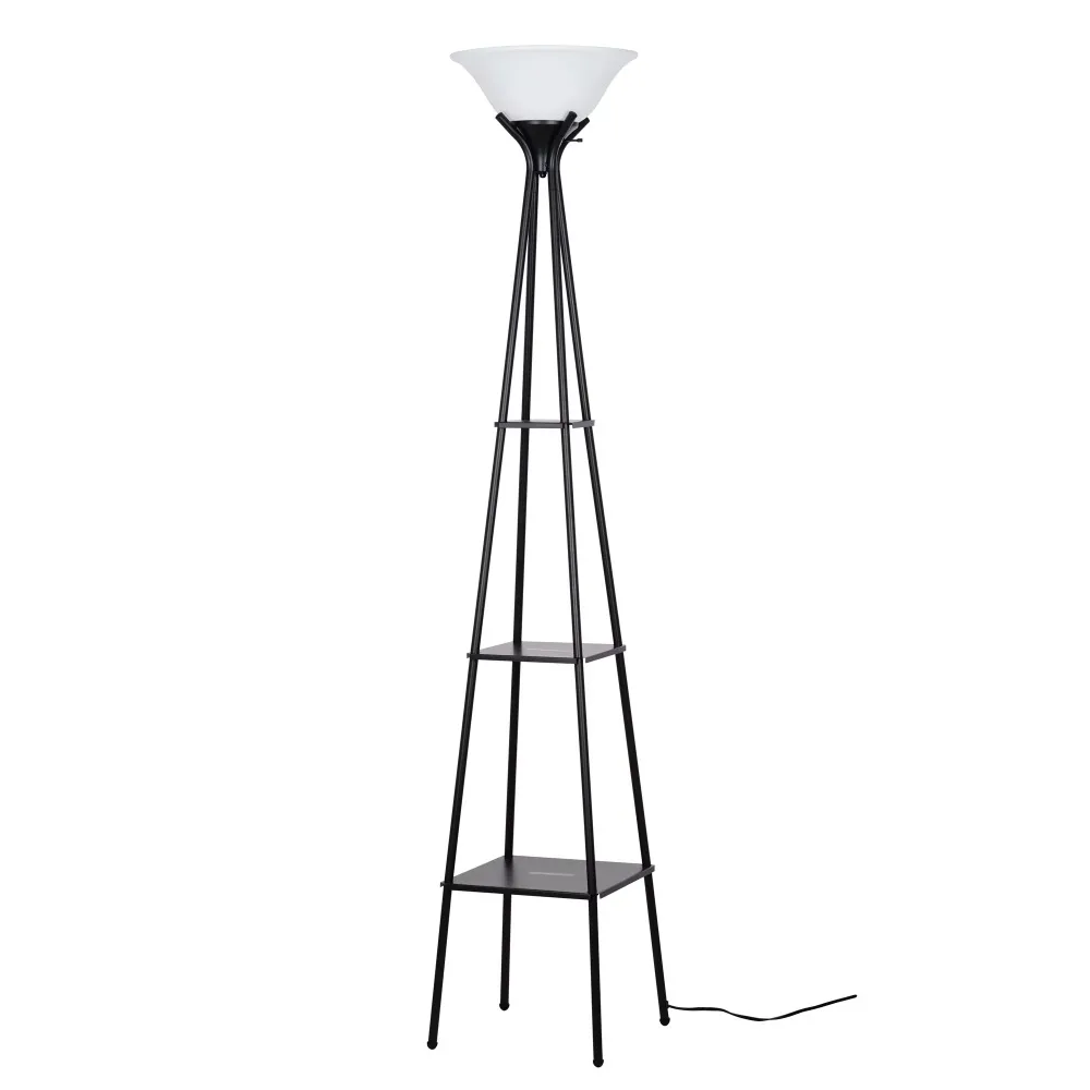 

Mainstays 69" Metal Etagere Floor Lamp, Charcoal Finish